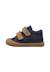 Chaussures premiers pas bébé en daim corkel à scratch Marine-marron+Rose-rose poudré 3 - vertbaudet enfant 