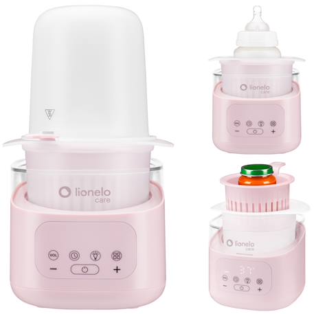 Chauffe-biberon 6en1 thermup 4.0 400 w avec stérilisation, réchauffage et décongélation Beige latte+Pink mist 7 - vertbaudet enfant 