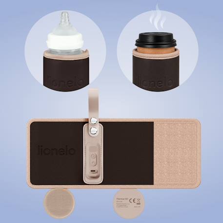 Chauffe-biberon portable thermup go usb avec maintien de la température jusqu’à 24 h, sans bpa Brown chocolate+Grey ash+Grey silver+Pink baby 4 - vertbaudet enfant 