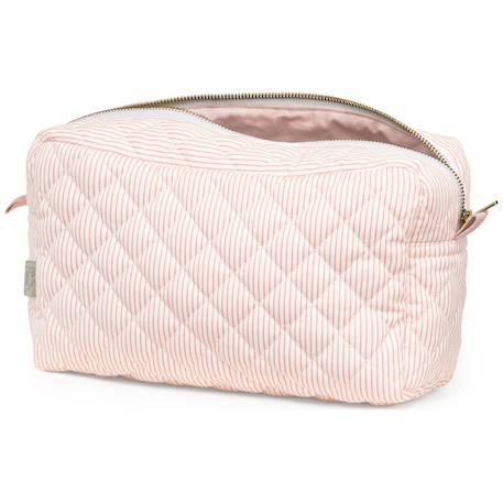 Trousse de toilette classic stripes rose (27 x 16 cm) Rose 1 - vertbaudet enfant 