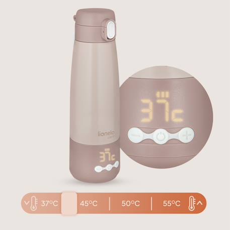 Chauffe-lait portable thermup bottle 350 ml avec fonction thermos et maintien de la température jusqu’à 20 h Pink 4 - vertbaudet enfant 