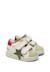 Baskets bébé en cuir et daim salazar 3 à scratch Blanc-gris-marine+Kaki-rouge 7 - vertbaudet enfant 