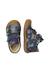 Chaussures premiers pas bébé garçon en cuir cocoon à scratch Marine-marron+Vert olive-marron 4 - vertbaudet enfant 