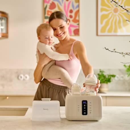 Chauffe-biberon 6en1 thermup duo avec stérilisation et réchauffage, sans bpa Green mist+White 8 - vertbaudet enfant 