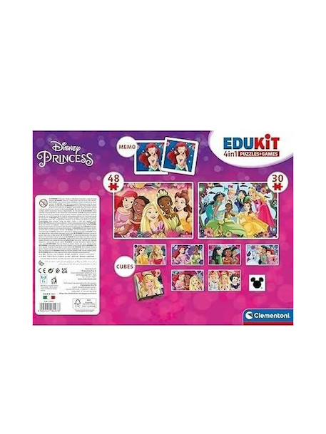 Jeux éducatifs Princesses Disney – Puzzles et mémory – dès 3 ans Multi-coloured 4 - vertbaudet enfant 