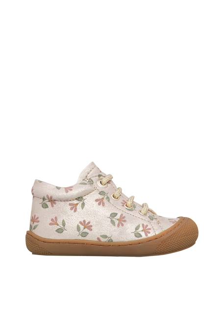Chaussures en cuir cocoon Platine+Platine-rose 6 - vertbaudet enfant 