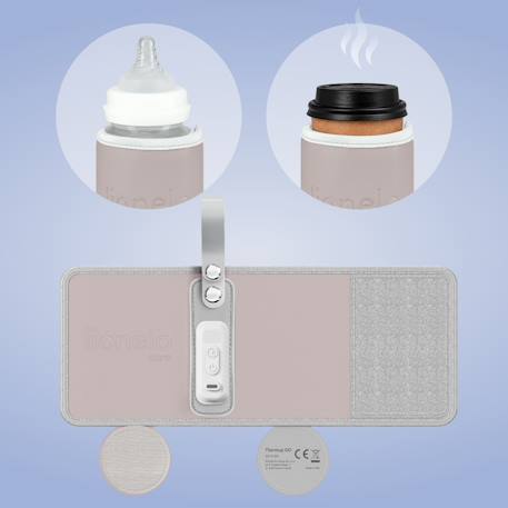 Chauffe-biberon portable thermup go usb avec maintien de la température jusqu’à 24 h, sans bpa Brown chocolate+Grey ash+Grey silver+Pink baby 22 - vertbaudet enfant 