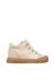 Baskets bébé fille en vernis ateny à zip Blanc crème-marron 1 - vertbaudet enfant 