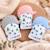 Moufle de dentition bébé sensorielle hérisson Bleu+Gris+Rose 6 - vertbaudet enfant 