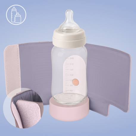 Chauffe-biberon sans fil thermup go evo avec autonomie jusqu’à 9 h pour biberons de 5 à 8 cm Black+Black gold+Coral pink+Green sage+Pink mist 30 - vertbaudet enfant 