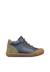 Chaussures premiers pas bébé garçon en cuir et daim romy Marine-kaki 1 - vertbaudet enfant 