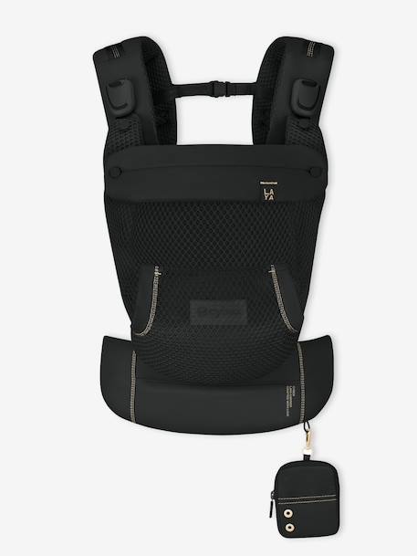 Porte-bébé physiologique LAYA noir+sable 1 - vertbaudet enfant 