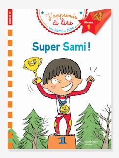 Fabrication française-Livre éducatif J’apprends à lire avec Sami et Julie - Super Sami, niveau 1 HACHETTE EDUCATION
