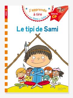 Fabrication française-Livre éducatif J’apprends à lire avec Sami et Julie - Le tipi de Sami, niveau 1 HACHETTE EDUCATION
