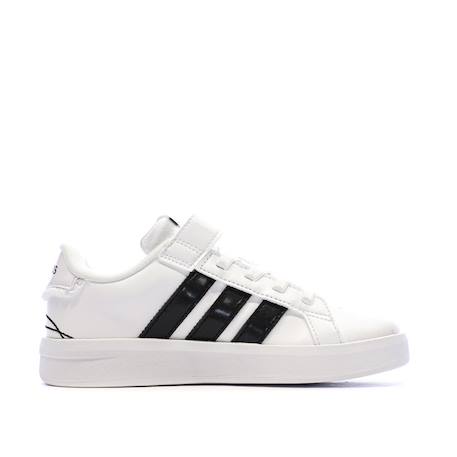 Baskets enfant grand court Blanc 3 - vertbaudet enfant 