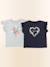 Lot de 2 tee-shirts - 5 ans Bleu, vert 1 - vertbaudet enfant 