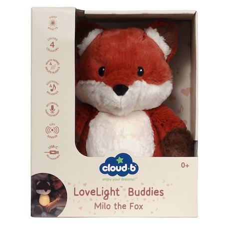 Peluche veilleuse musicale milo le renard Orange 6 - vertbaudet enfant 