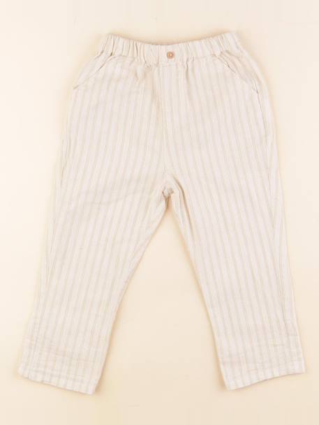 Pantalon - 24 mois Beige 1 - vertbaudet enfant 
