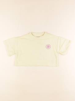 Seconde main-Tee-shirt court imprimé au dos - 3 ans