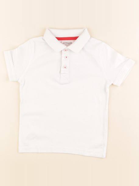Polo imprimé au dos - 3 ans Blanc 1 - vertbaudet enfant 