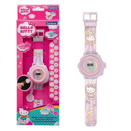 Montre digitale avec projection de 20 images design hello kitty ROSE 1 - vertbaudet enfant 