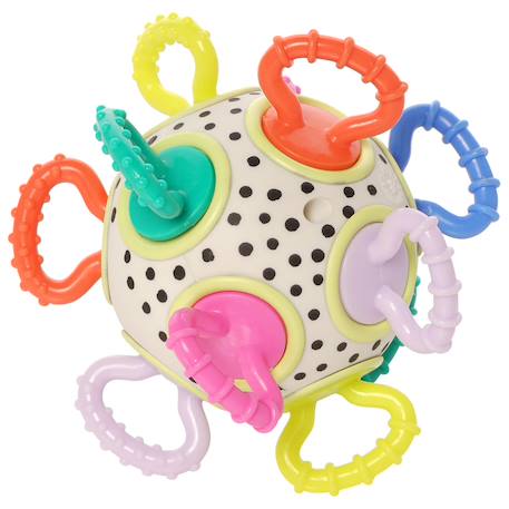 Jouet d'activité click clack couleur pop Blanc 1 - vertbaudet enfant 