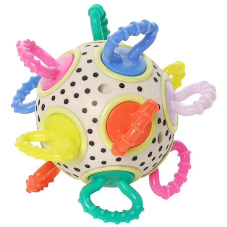 Jouet d'activité click clack couleur pop Blanc 4 - vertbaudet enfant 