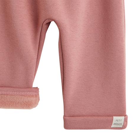 Lot de 2 sarouels bébé en molleton ultra chaud Rose 3 - vertbaudet enfant 