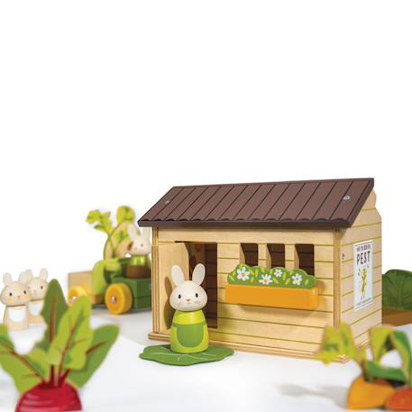 Le champ de carottes des lapins Multicolor 4 - vertbaudet enfant 