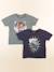 Lot de 2 tee-shirts - 8 ans Bleu, vert 1 - vertbaudet enfant 