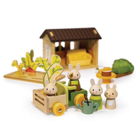 Le champ de carottes des lapins Multicolor 5 - vertbaudet enfant 