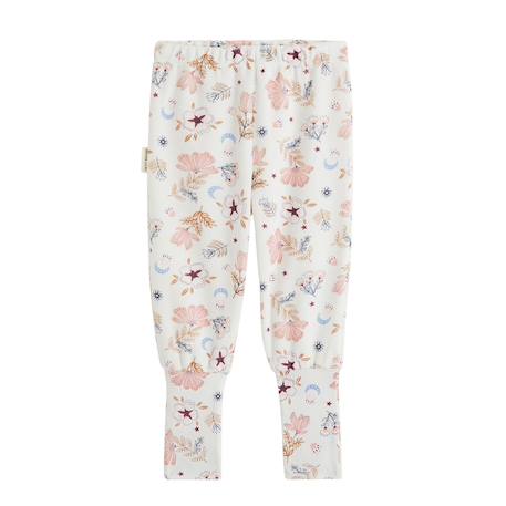 Lot de 2 pyjamas bébé 2 pièces en velours à pieds retroussables cléo Rose 6 - vertbaudet enfant 