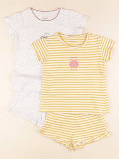 Seconde main-Fille-Pyjama, surpyjama, dors-bien-Lot de 2 pyjamas coton - 4 ans