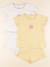 Lot de 2 pyjamas coton - 4 ans Jaune, violet 1 - vertbaudet enfant 