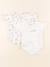 Lot de 2 bodies en coton - 6 mois Blanc 1 - vertbaudet enfant 