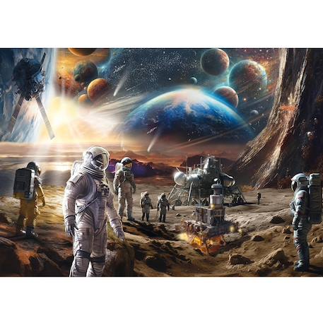 Puzzle missions spatiales 1000 pcs Noir 2 - vertbaudet enfant 