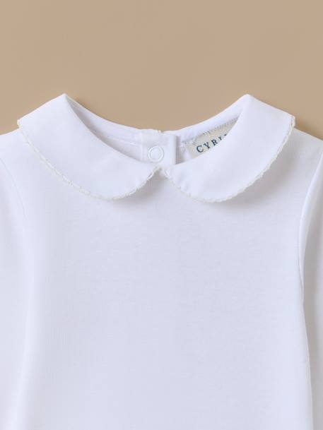 Body bébé col claudine Blanc casse 2 - vertbaudet enfant 