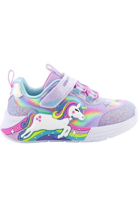 Basket unicorn chaser Rose multicolore+Rose pkmt+Violet+Violet 19 - vertbaudet enfant 