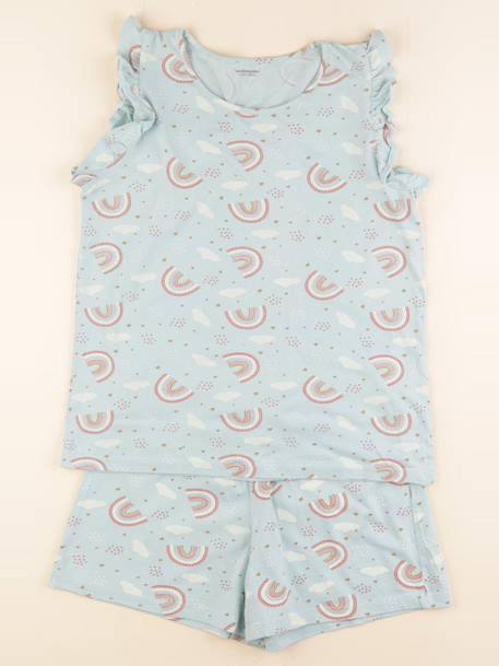 Pyjama coton - 14 ans Bleu 1 - vertbaudet enfant 