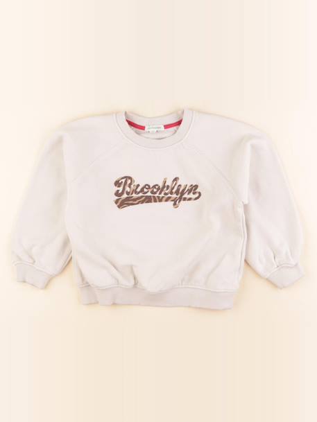Sweat - 6 ans Beige, marron 1 - vertbaudet enfant 