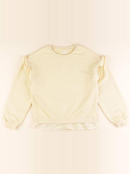 Sweat - 10 ans Jaune 1 - vertbaudet enfant 