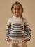 Pull laine mérinos fille - cyrillus x les 3 tricoteurs Marine/ecru 1 - vertbaudet enfant 