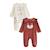 Lot de 2 pyjamas bébé en velours léa Rose 2 - vertbaudet enfant 