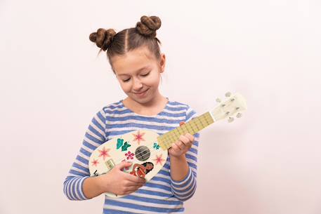Ukulele vaina en bois avec cordes en nylon - 53 cm Beige 6 - vertbaudet enfant 