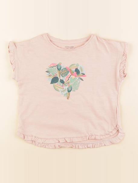 Tee-shirt - 4 ans Rose 1 - vertbaudet enfant 