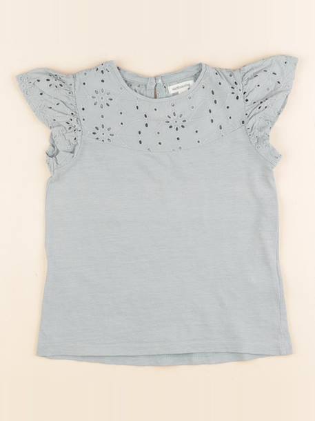 Tee-shirt coton - 4 ans Vert 1 - vertbaudet enfant 