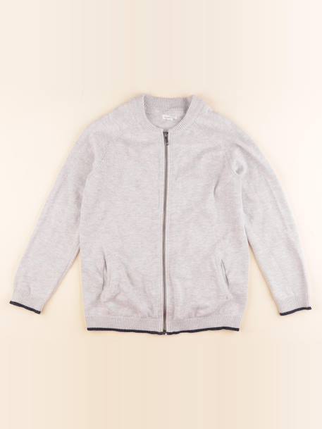 Gilet - 10 ans Gris 1 - vertbaudet enfant 