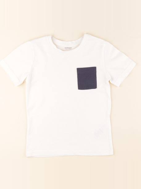 Tee-shirt - 8 ans Blanc 1 - vertbaudet enfant 