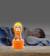 Veilleuse naruto en 3d avec lumière blanche douce Orange 6 - vertbaudet enfant 