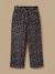 Pantalon large velours imprimé fille Imprimé confettis fonce 2 - vertbaudet enfant 